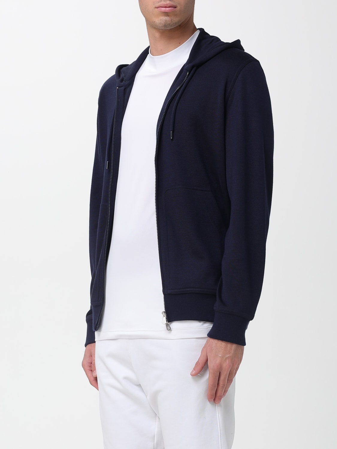 BRUNELLO CUCINELLI SWEATSHIRT: Sweatshirt herren Brunello Cucinelli, Navy - Img 4