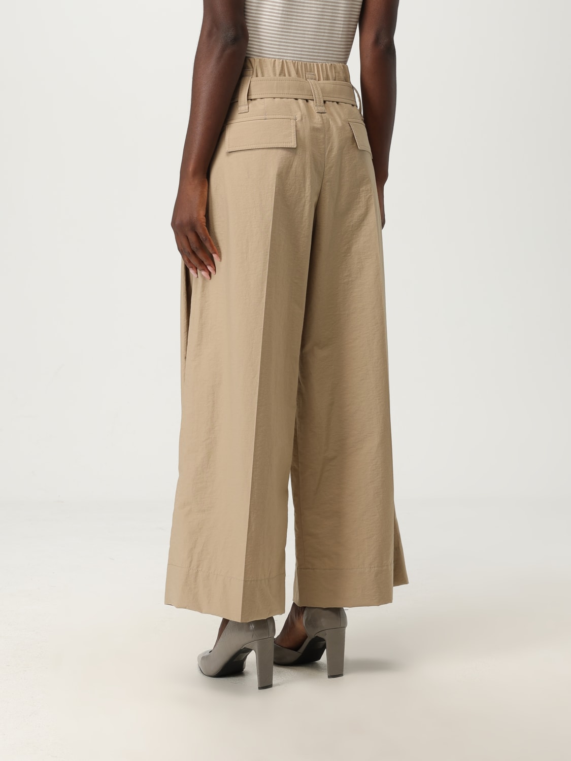 BRUNELLO CUCINELLI PANTS: Pants woman Brunello Cucinelli, Sand - Img 3