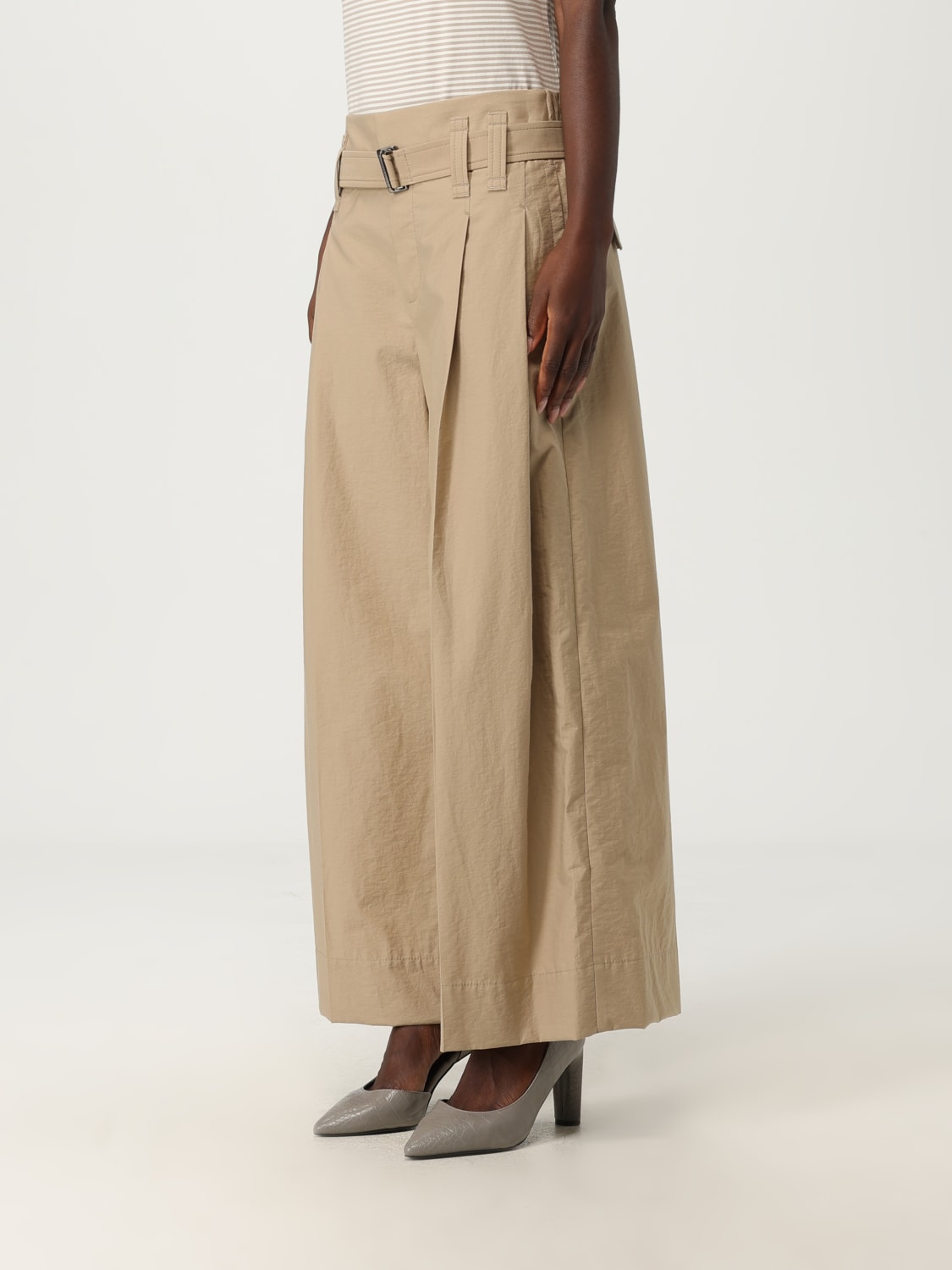 BRUNELLO CUCINELLI PANTS: Pants woman Brunello Cucinelli, Sand - Img 4