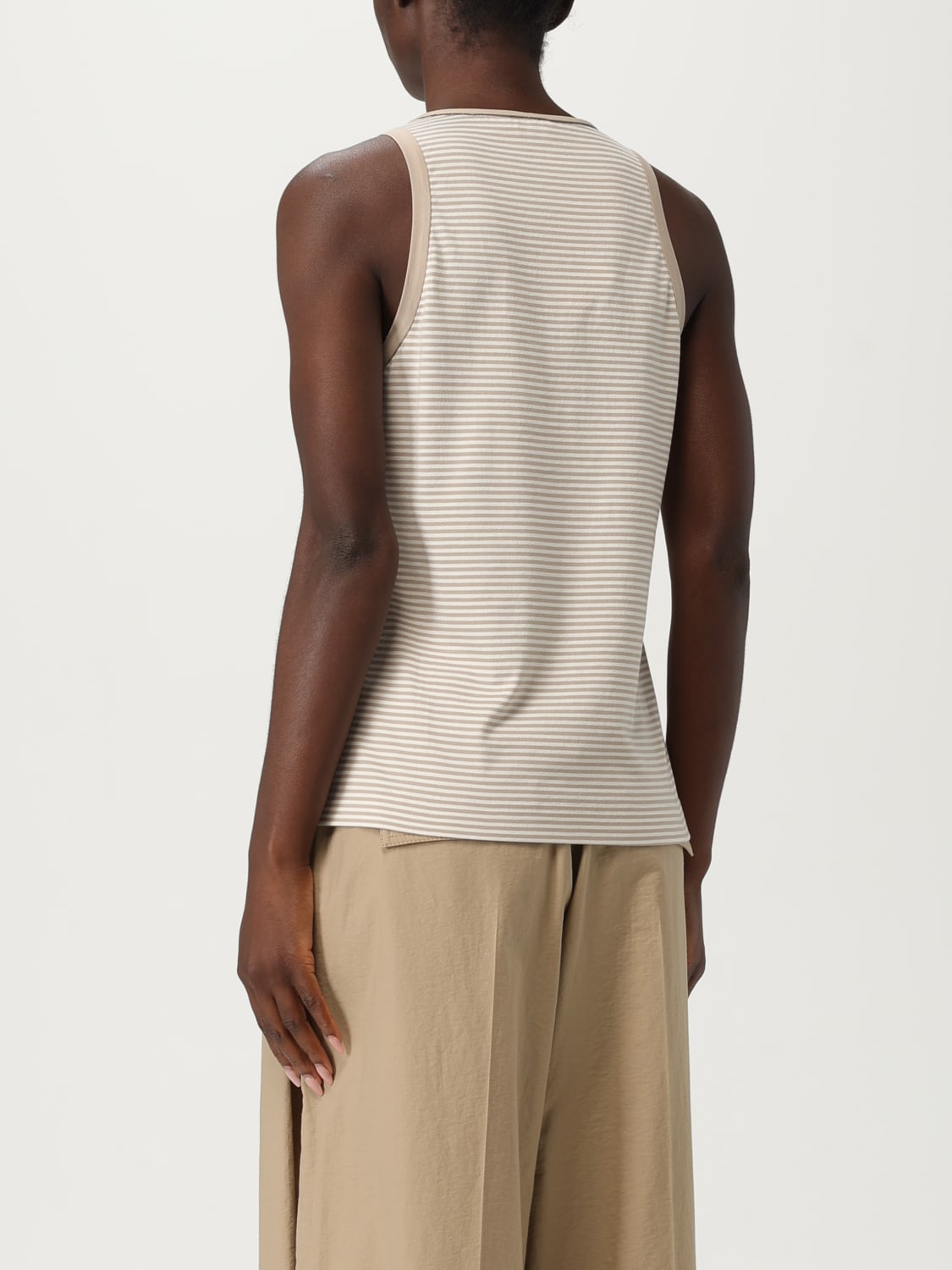 BRUNELLO CUCINELLI T-SHIRT: Top woman Brunello Cucinelli, White - Img 3