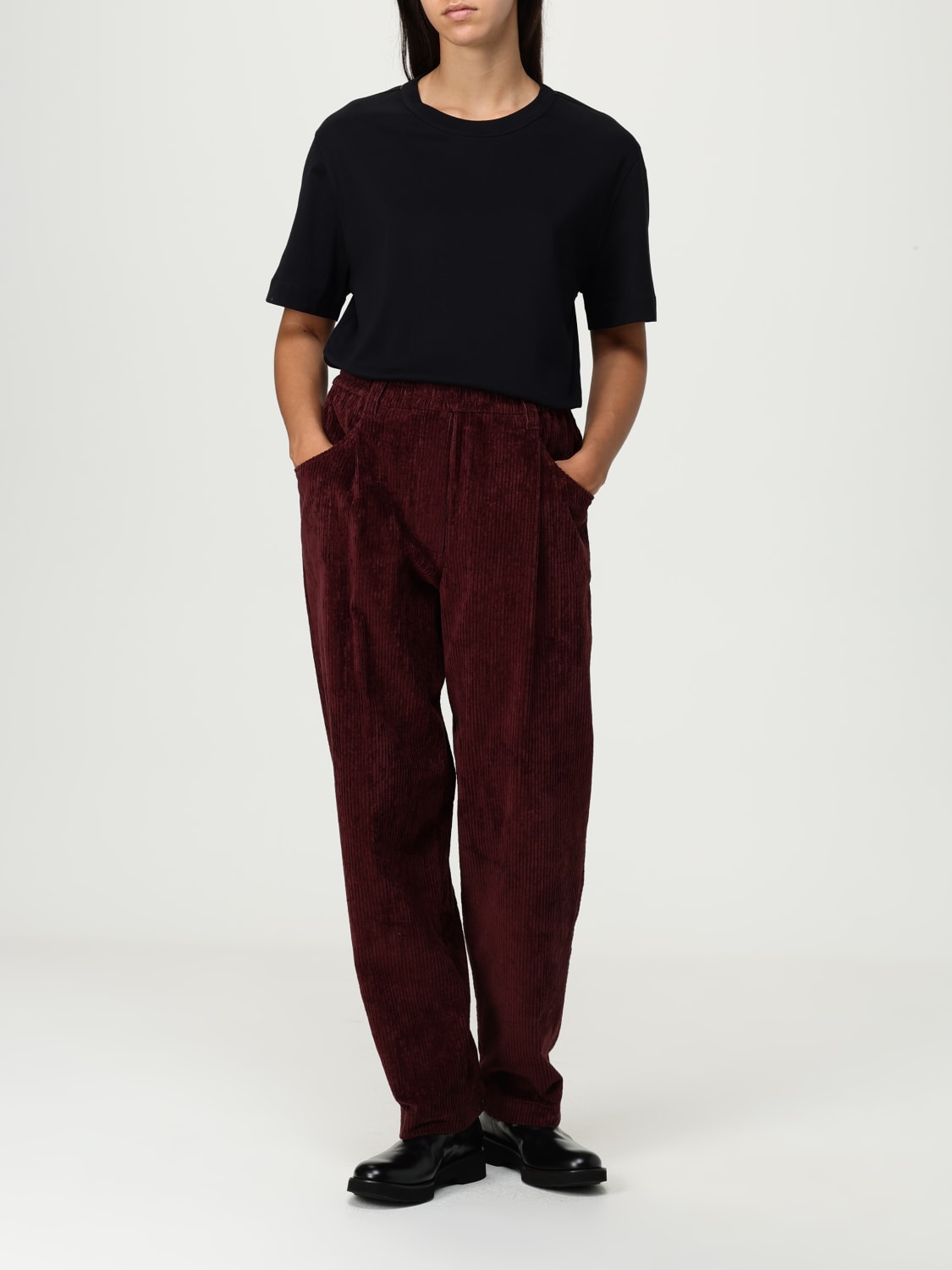 BRUNELLO CUCINELLI T-SHIRTS: T-shirt in cotone Brunello Cucinelli, Nero - Img 2