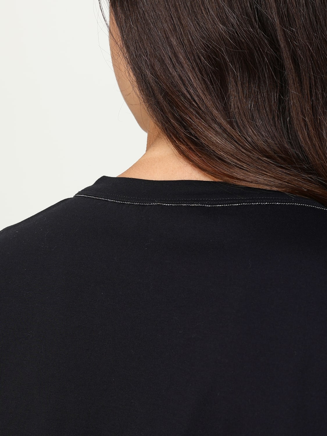 BRUNELLO CUCINELLI T-SHIRTS: T-shirt in cotone Brunello Cucinelli, Nero - Img 5