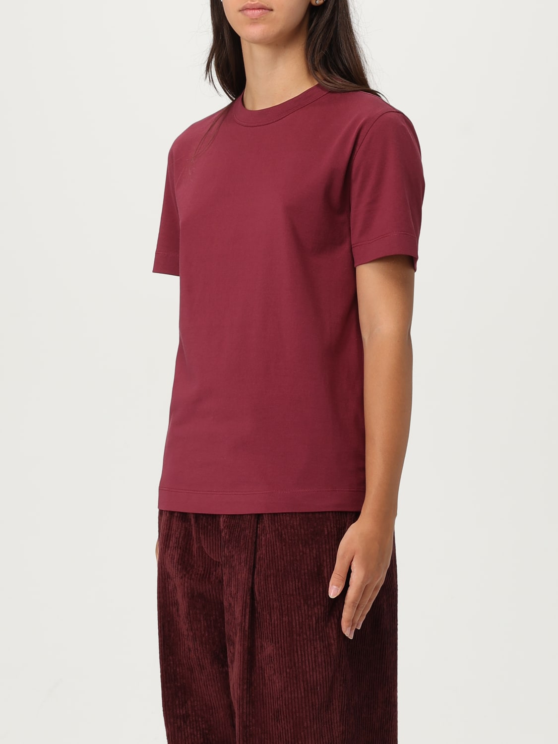 BRUNELLO CUCINELLI CAMISETA: Camiseta mujer Brunello Cucinelli, Vino - Img 4