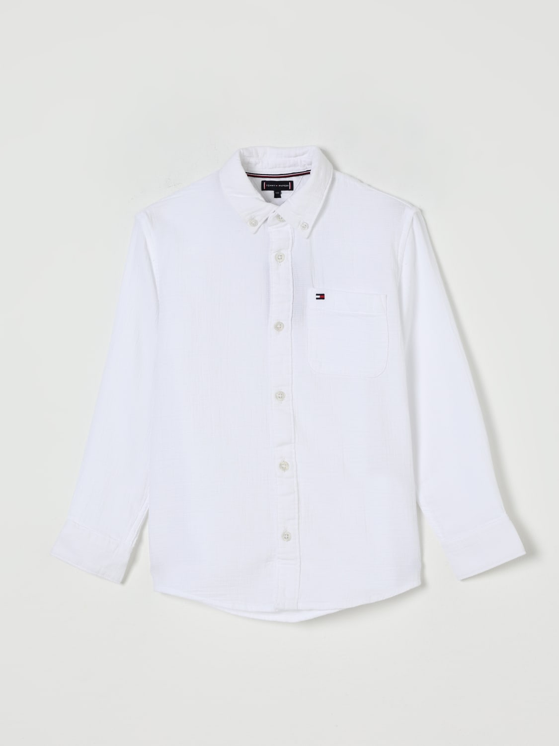 TOMMY HILFIGER HEMD: Hemd kinder Tommy Hilfiger, Ivory - Img 1