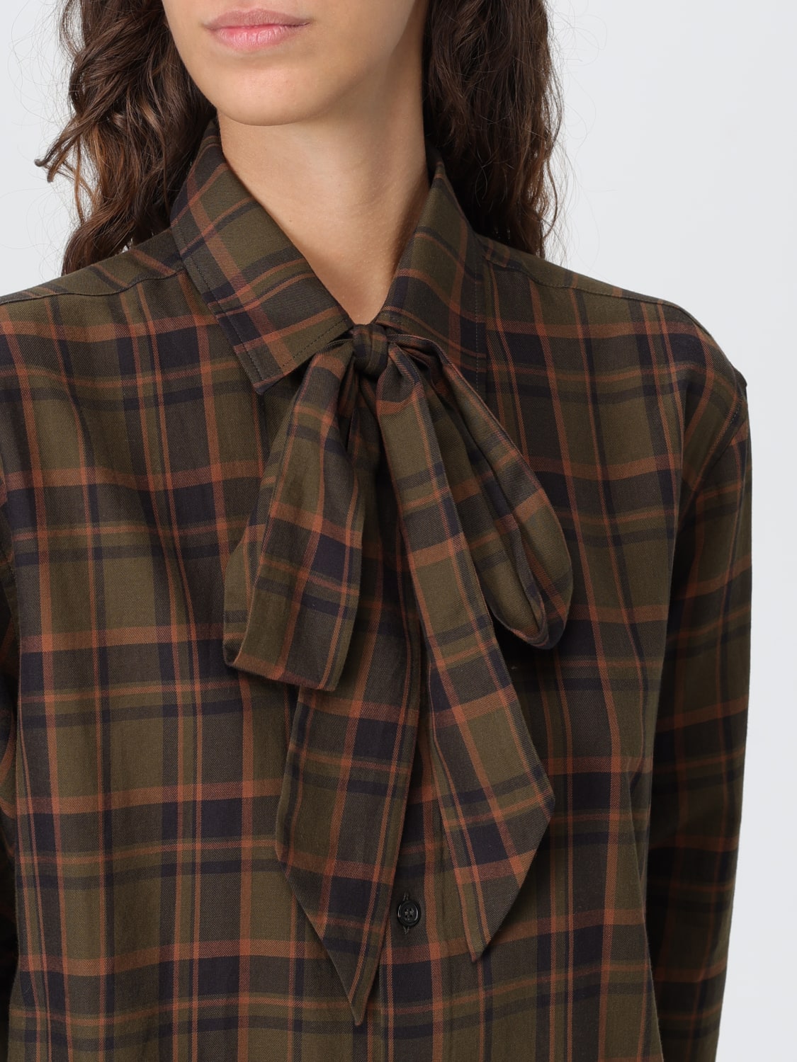 SAINT LAURENT CAMISA: Camisa mujer Saint Laurent, Tórtola - Img 5