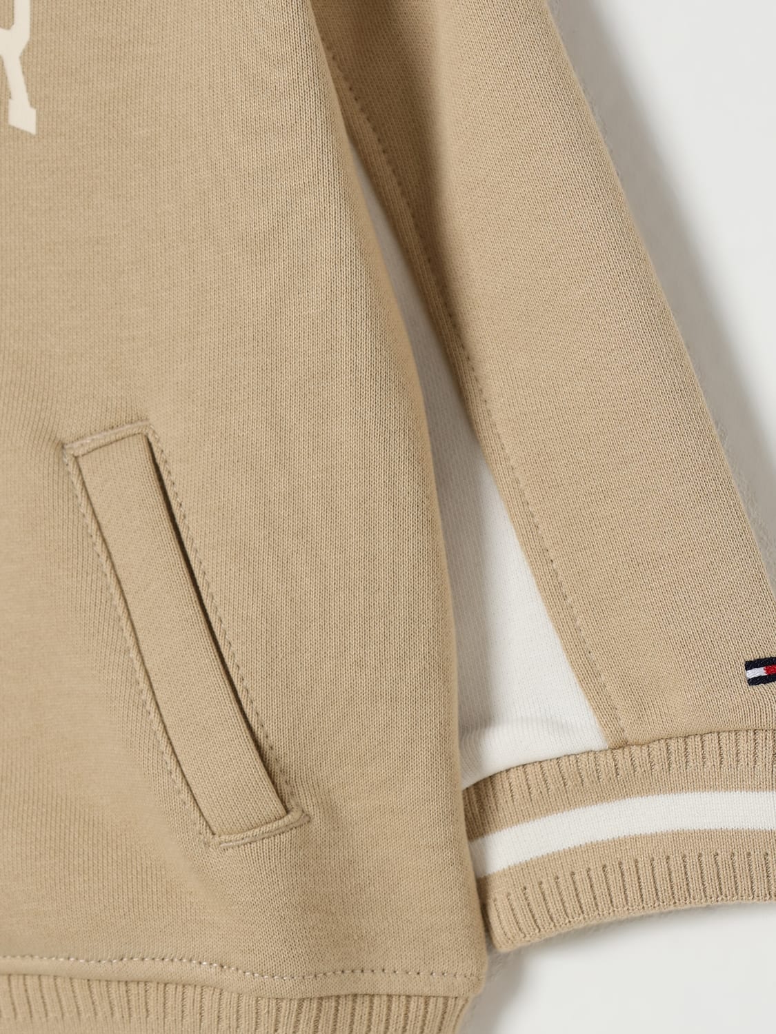 TOMMY HILFIGER JACKET: Jacket kids Tommy Hilfiger, Beige - Img 3