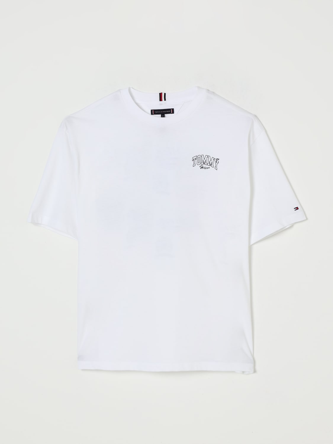 TOMMY HILFIGER T-SHIRT: T-shirt kids Tommy Hilfiger, White - Img 1