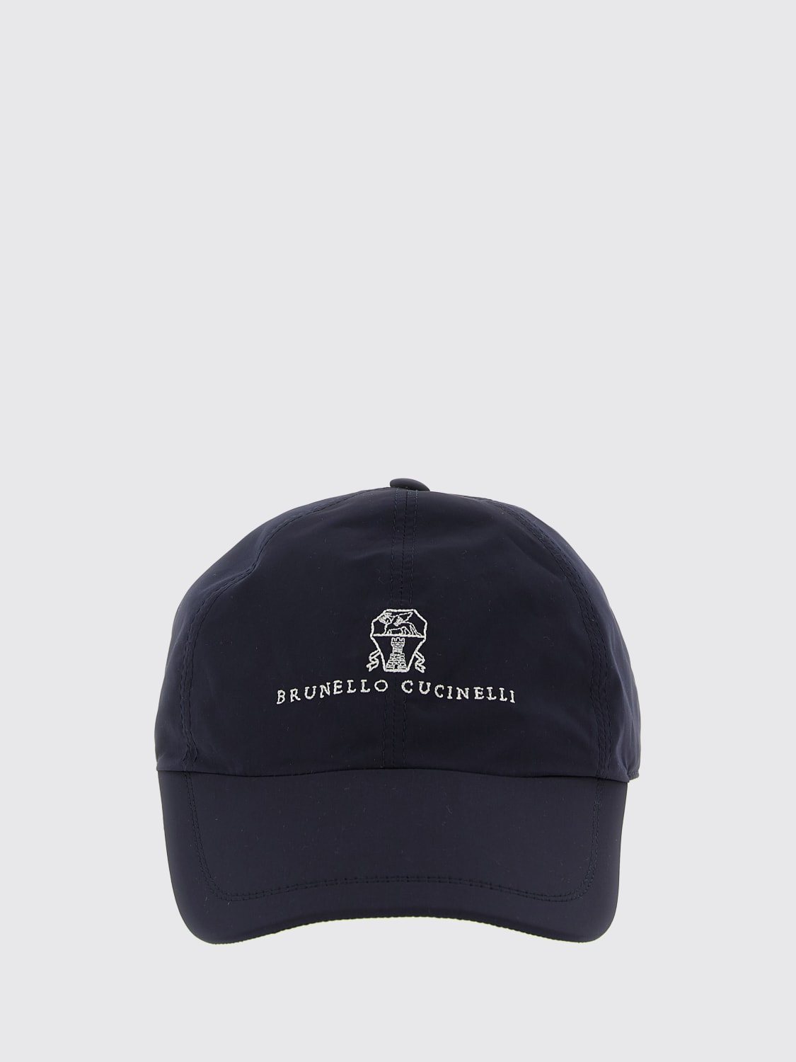 BRUNELLO CUCINELLI CAPPELLO: Cappello Brunello Cucinelli in nylon idrorepellente , Blue - Img 2