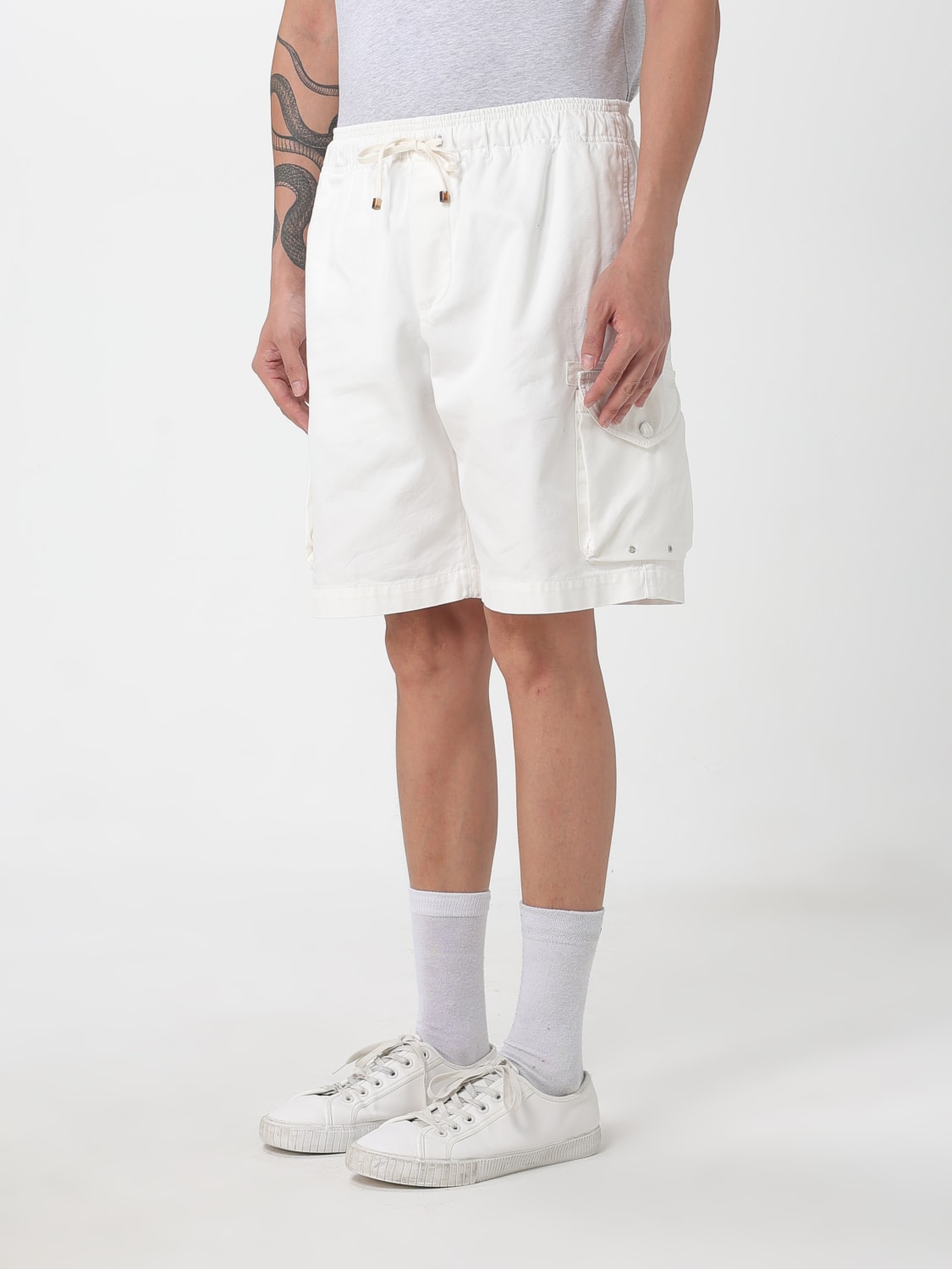 BRUNELLO CUCINELLI SHORTS: Short men Brunello Cucinelli, White - Img 4