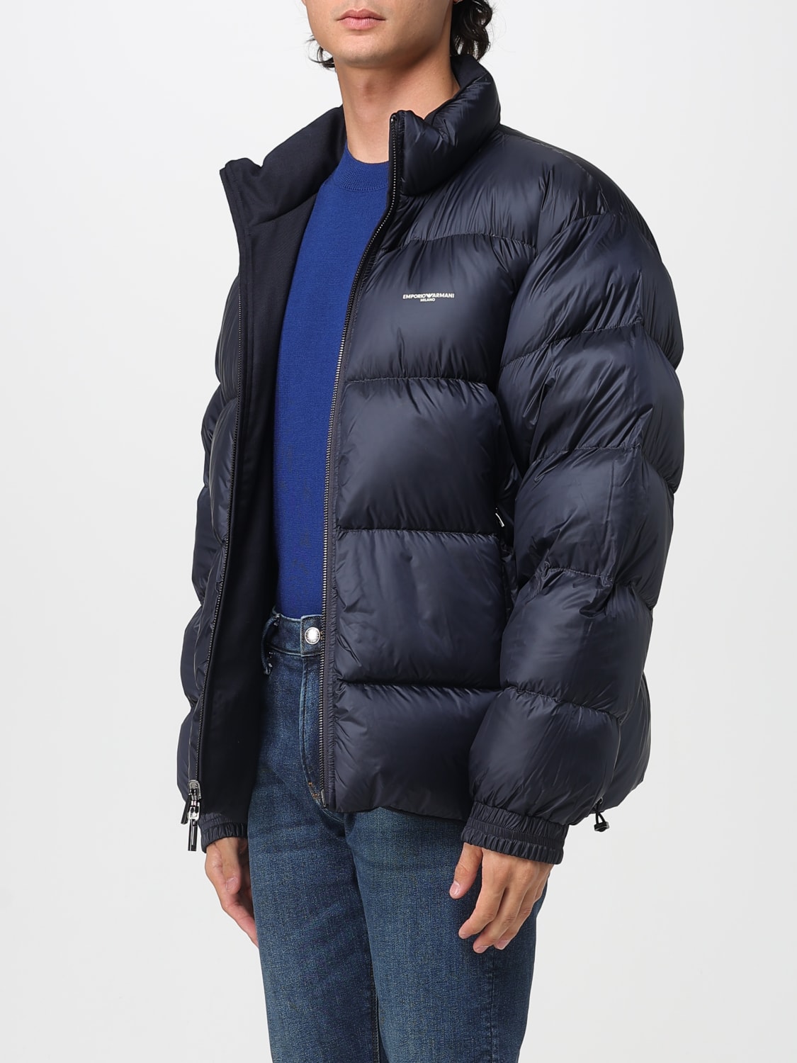 EMPORIO ARMANI JACKET: Jacket men Emporio Armani, Blue - Img 3