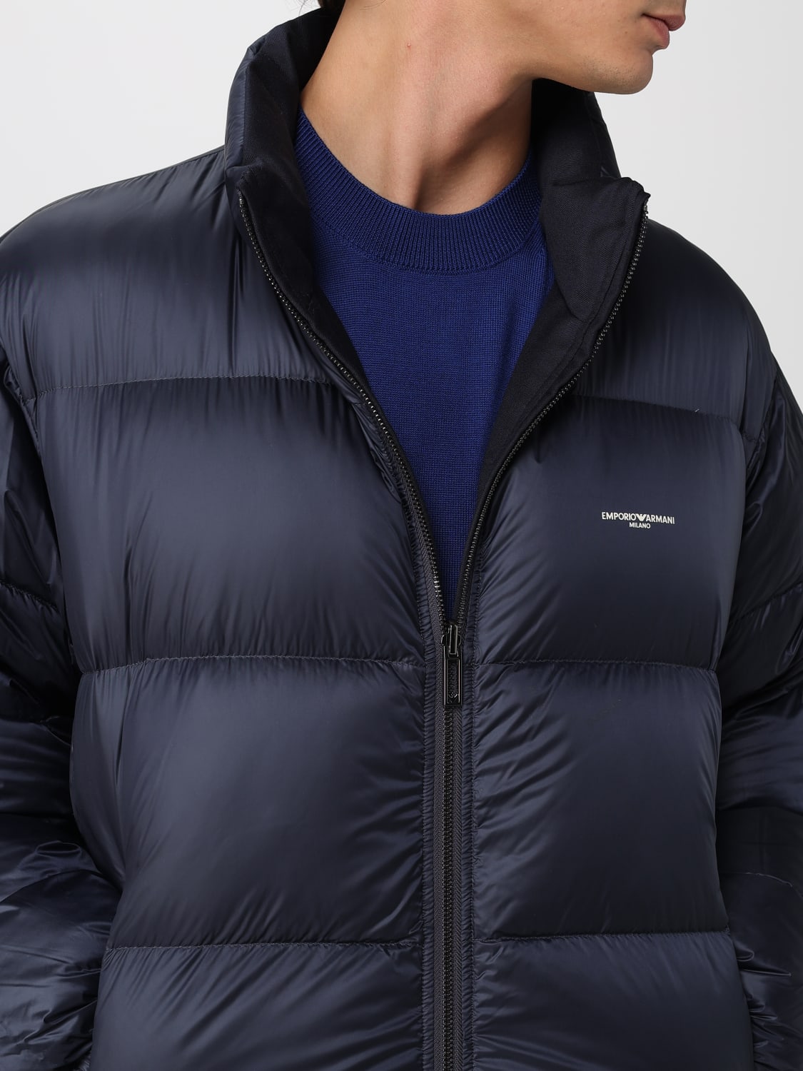 EMPORIO ARMANI JACKET: Jacket men Emporio Armani, Blue - Img 4