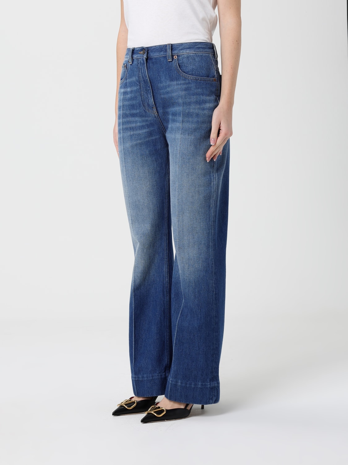 VALENTINO JEANS: Jeans woman Valentino, Blue - Img 4