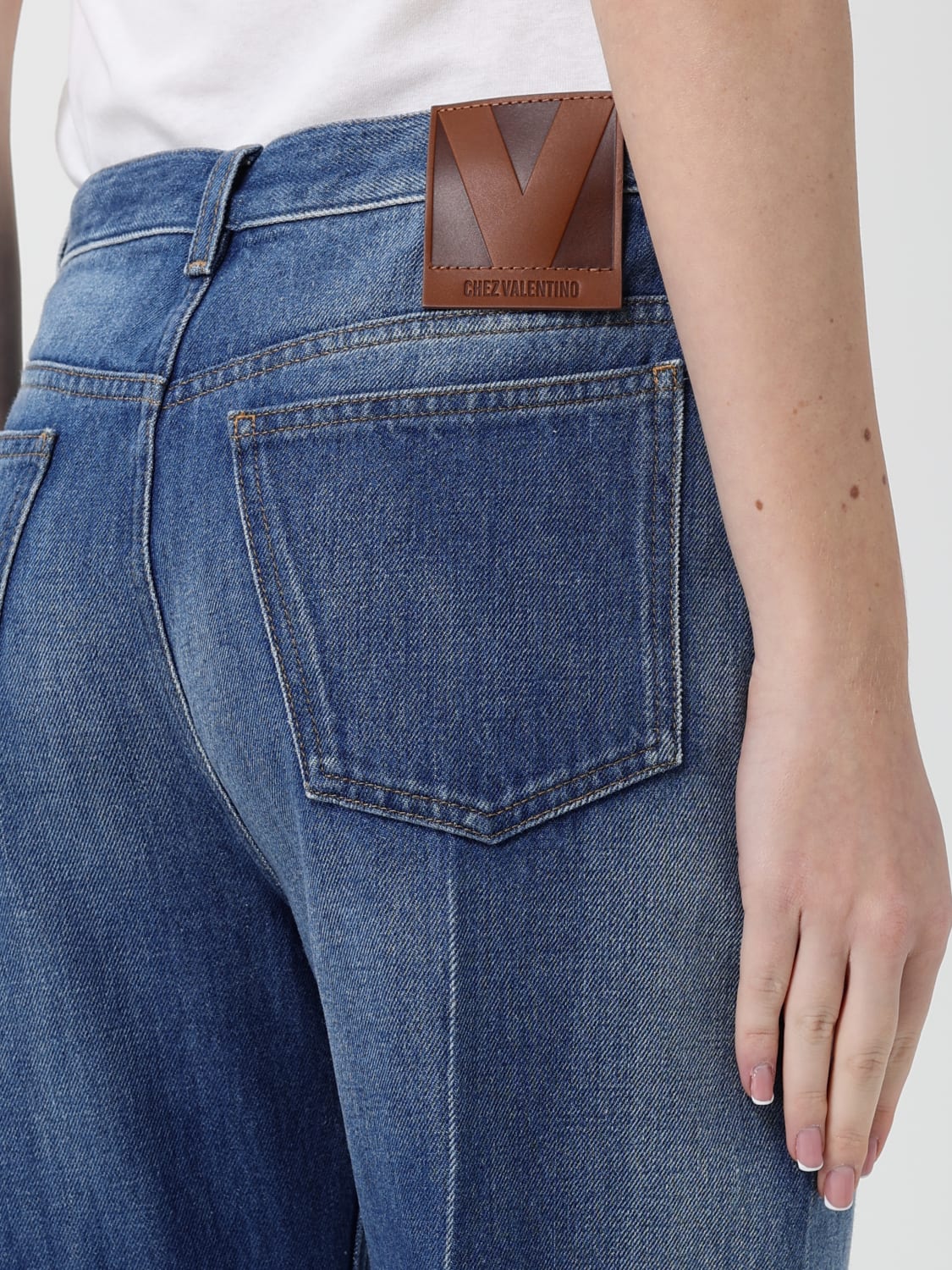 VALENTINO JEANS: Jeans woman Valentino, Blue - Img 5