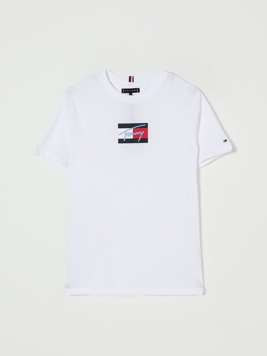 TOMMY HILFIGER CAMISETA: Camiseta niños Tommy Hilfiger, Blanco - Img 1