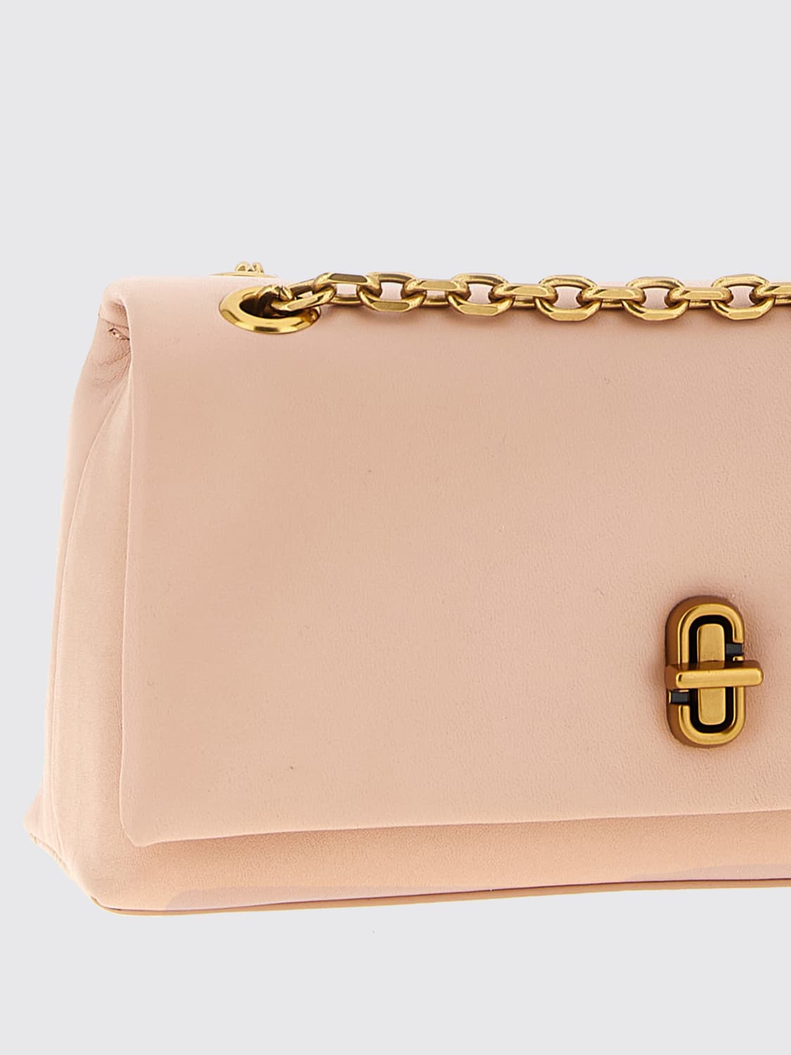 MARC JACOBS BORSA A TRACOLLA: Borsa The Dual Marc Jacobs in pelle, Rosa - Img 3
