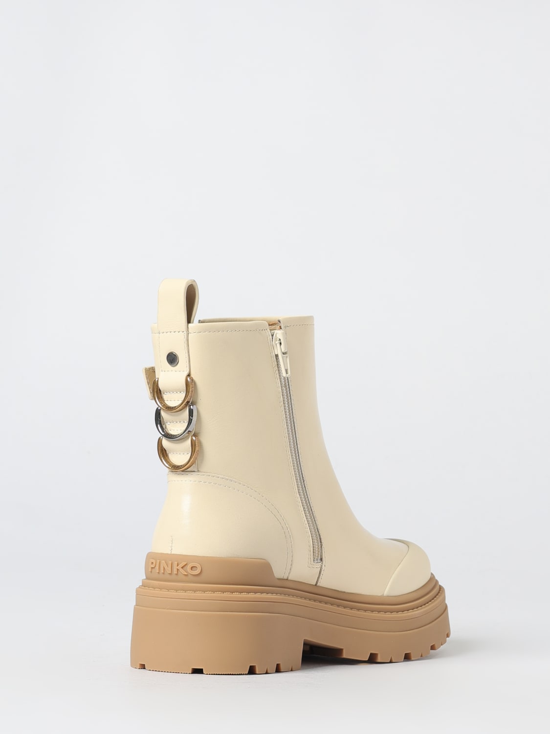 PINKO BOOTS: Boots woman Pinko, White - Img 3