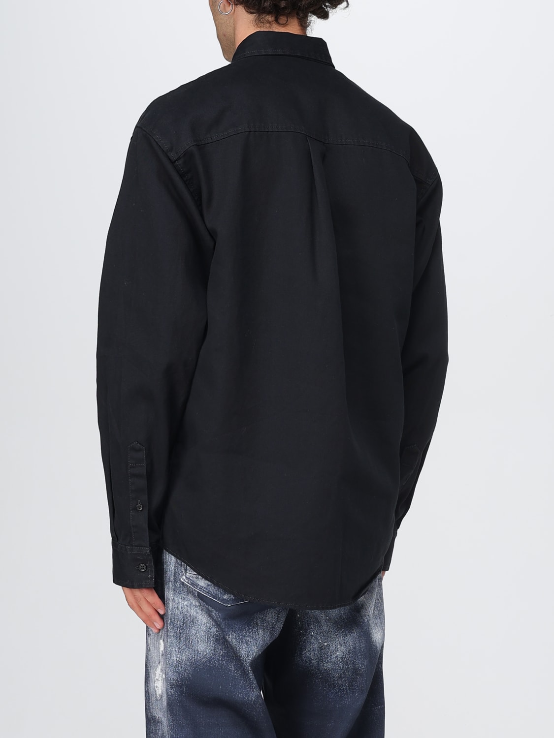 DSQUARED2 SHIRT: Shirt men Dsquared2, Black - Img 2
