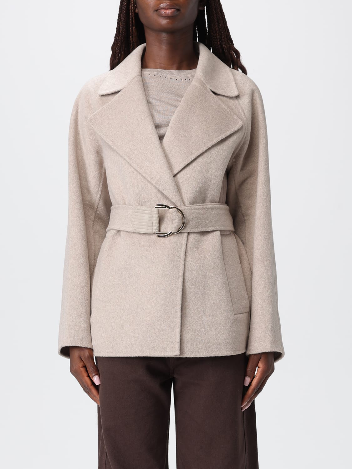 LIU JO COAT: Jacket woman Liu Jo, Beige - Img 1