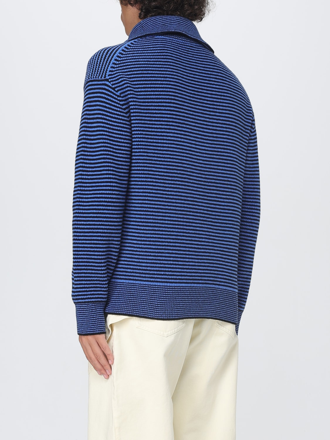 JW ANDERSON POLO SHIRT: Sweater men Jw Anderson, Blue - Img 3