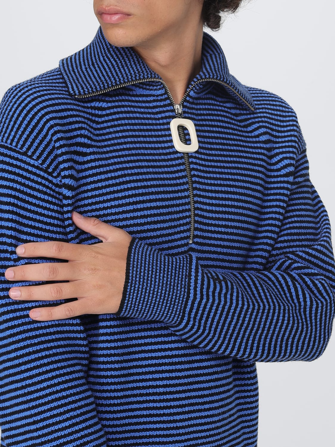 JW ANDERSON POLO SHIRT: Sweater men Jw Anderson, Blue - Img 5