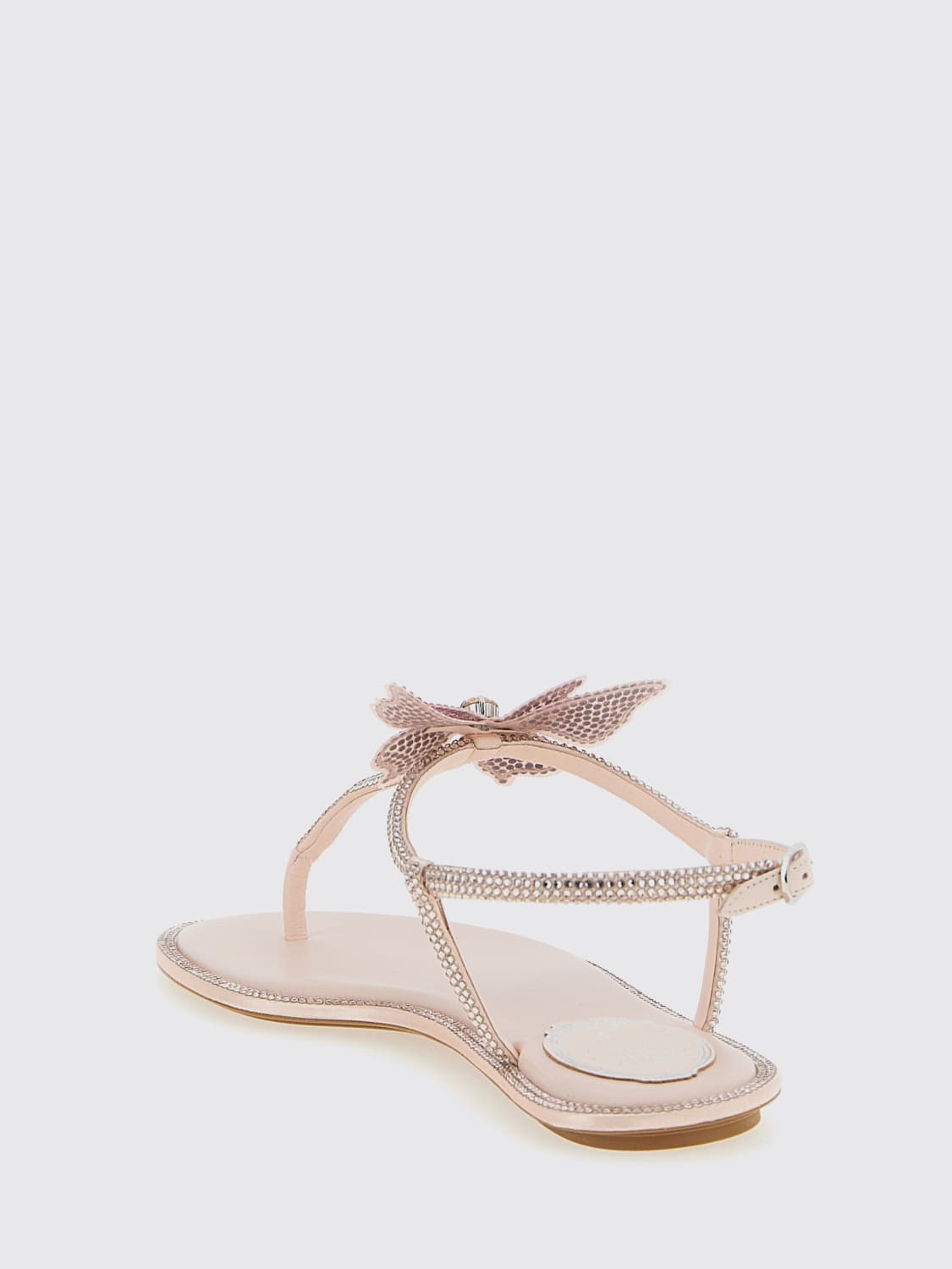 RENE CAOVILLA SANDALEN MIT ABSATZ: Flache sandalen damen Rene Caovilla, Pink - Img 3