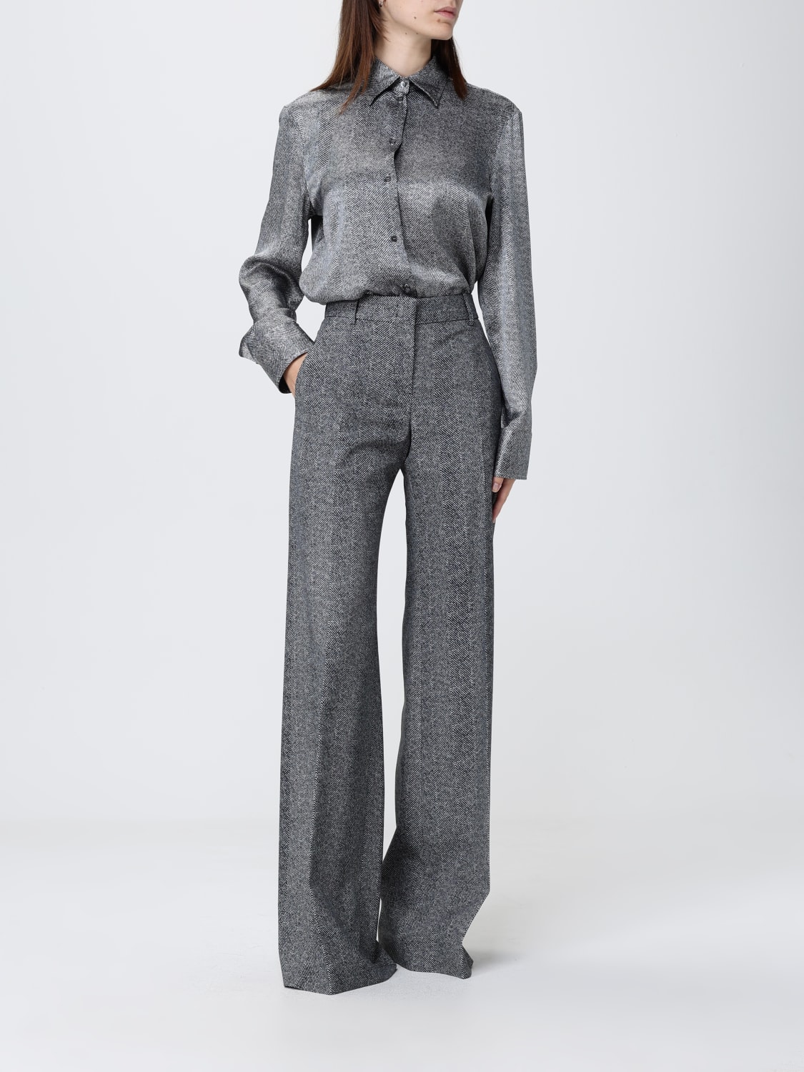 ERMANNO SCERVINO PANTS: Pants woman Ermanno Scervino, Grey - Img 2