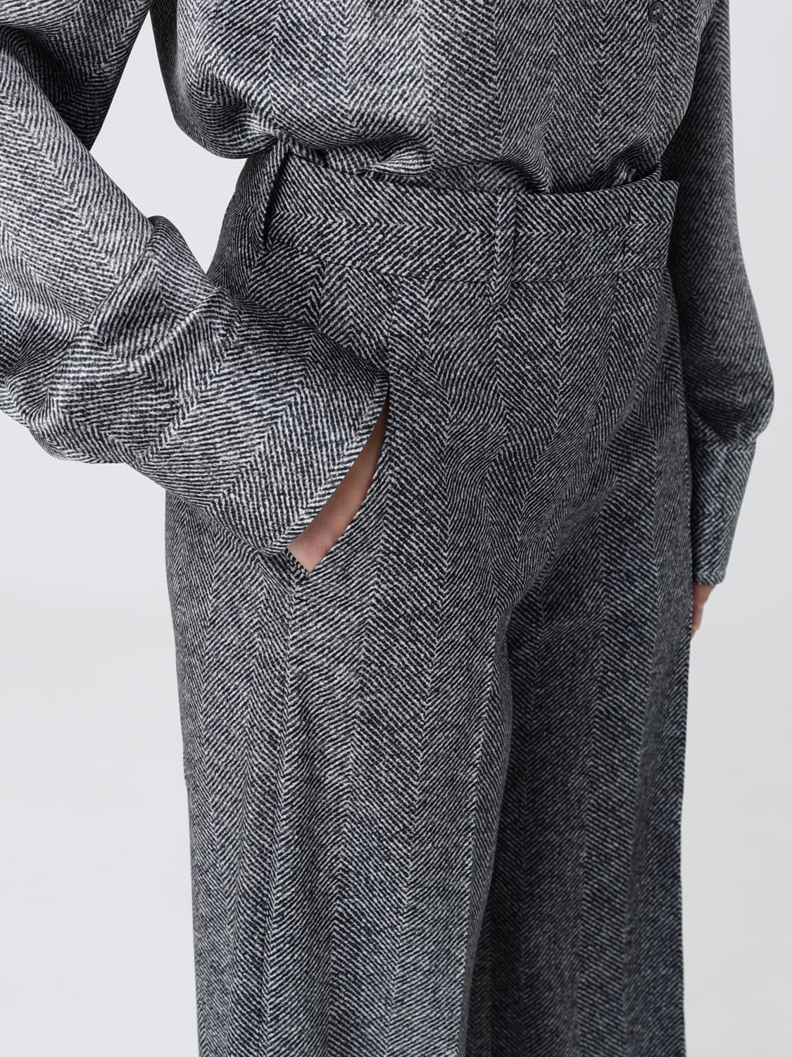 ERMANNO SCERVINO PANTS: Pants woman Ermanno Scervino, Grey - Img 5