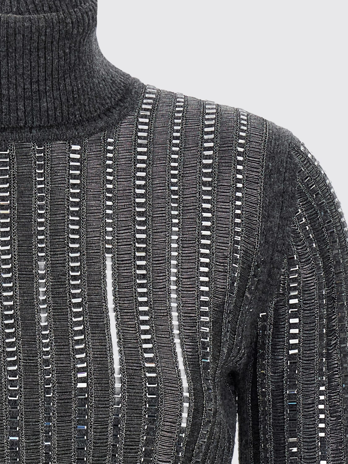 ERMANNO SCERVINO PULL: Cardigan femme Ermanno Scervino, Gris - Img 3