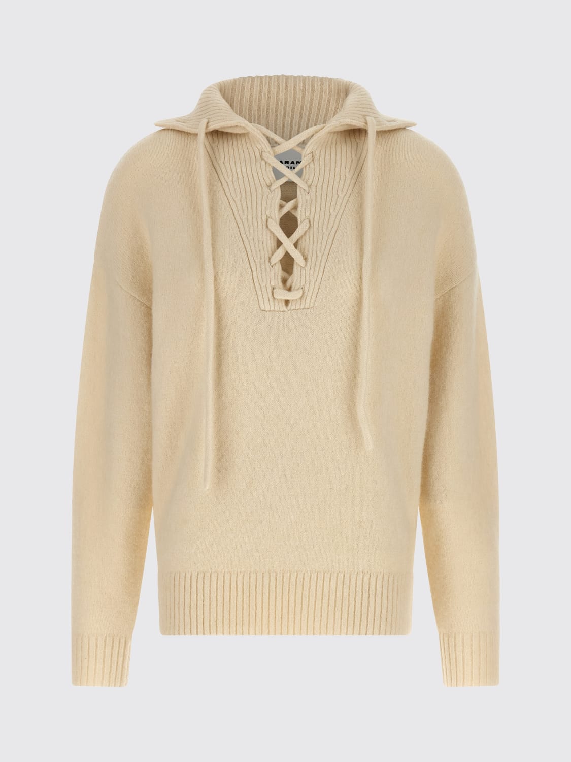 ISABEL MARANT ETOILE MAGLIA: Maglia in lana Alpaca Isabel Marant Etoile, Bianco - Img 1