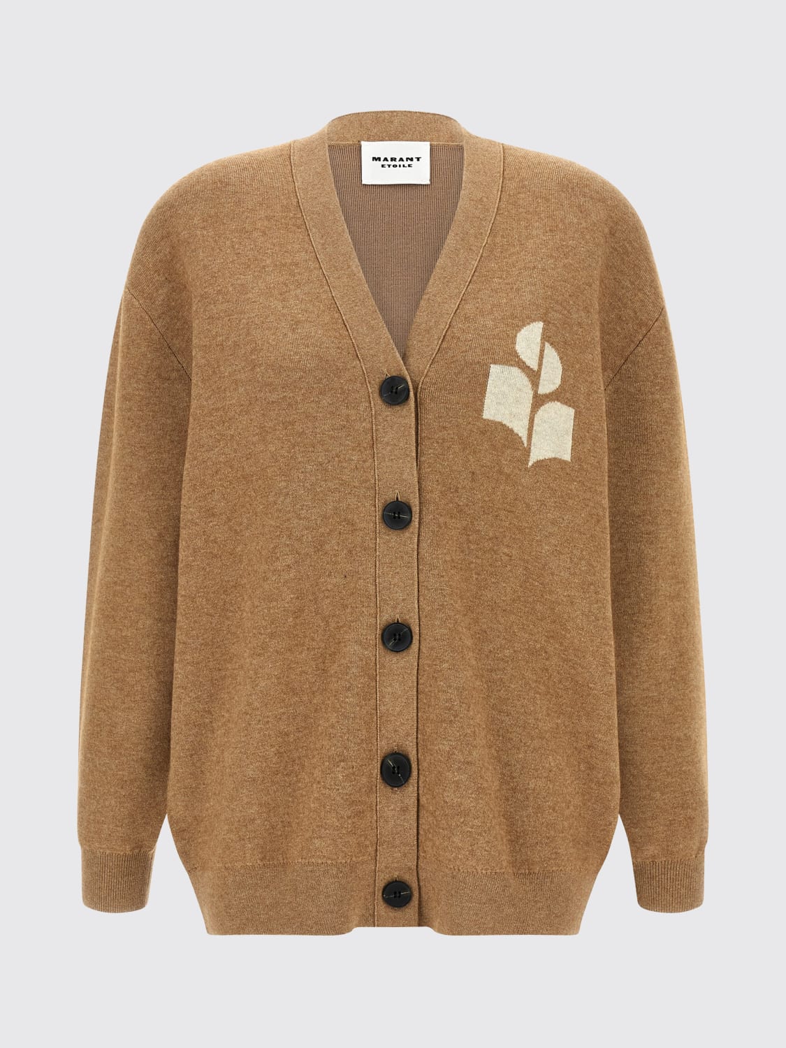 ISABEL MARANT ETOILE PULL: Cardigan femme Isabel Marant Etoile, Beige - Img 1
