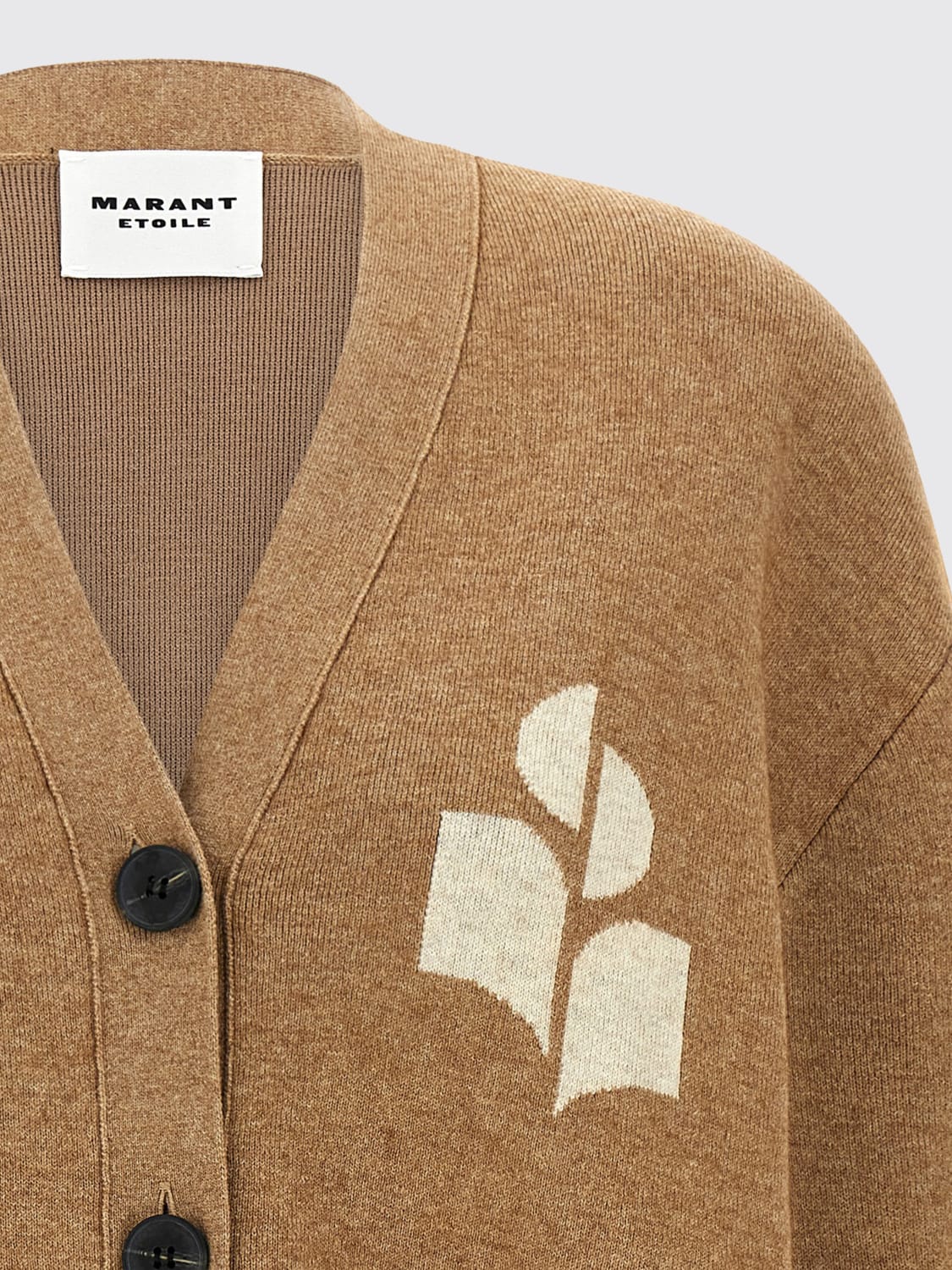 ISABEL MARANT ETOILE PULL: Cardigan femme Isabel Marant Etoile, Beige - Img 3