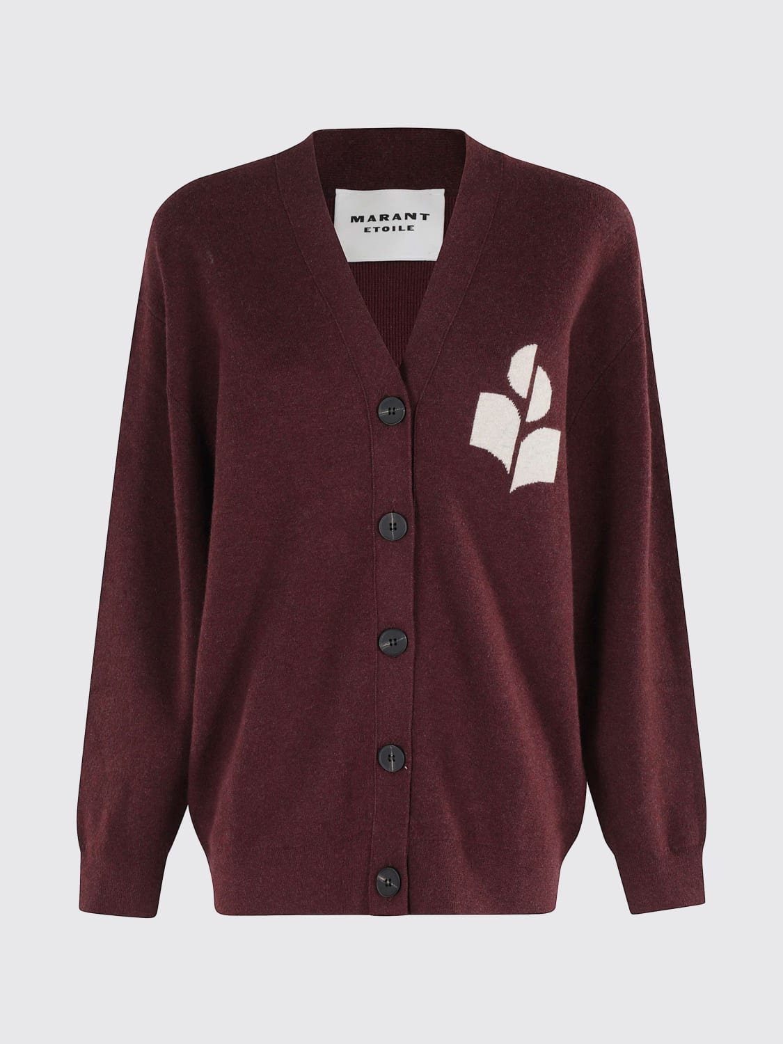 ISABEL MARANT ETOILE PULL: Cardigan femme Isabel Marant Etoile, Bordeaux - Img 1