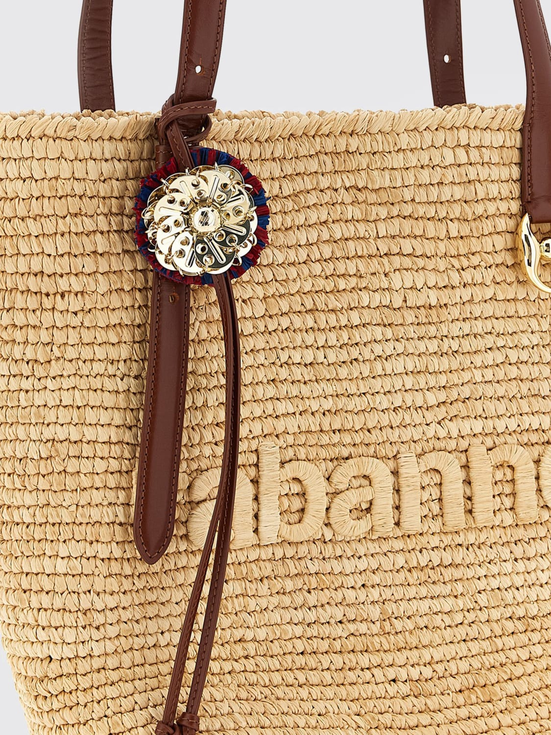 RABANNE SHOULDER BAG: Shoulder bag woman Rabanne, Beige - Img 3