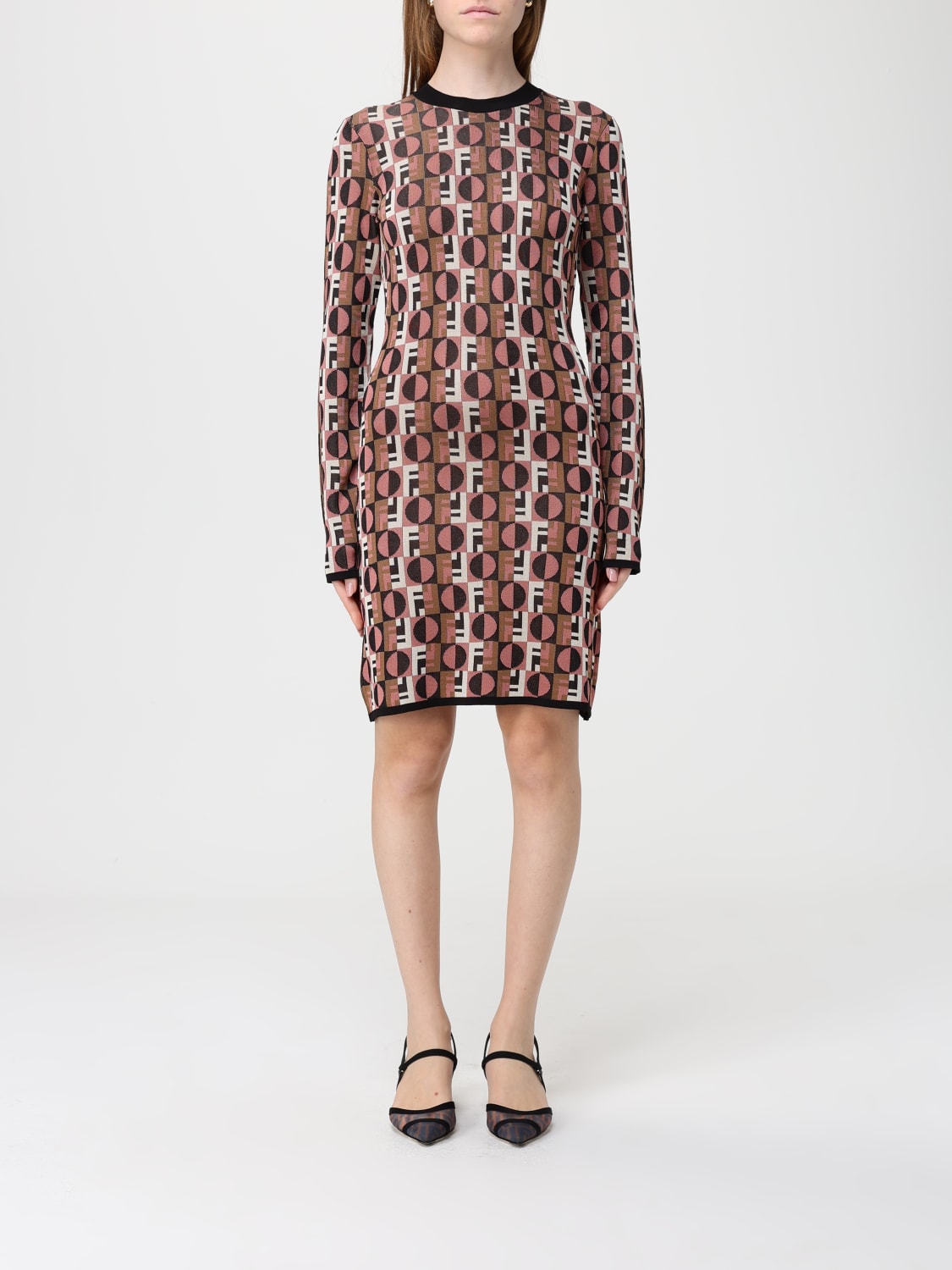FENDI DRESS: Dress woman Fendi, Multicolor - Img 1