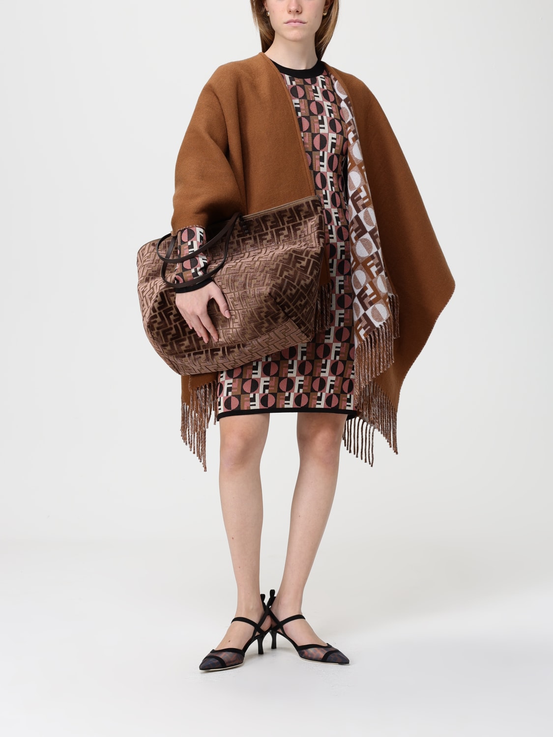 FENDI DRESS: Dress woman Fendi, Multicolor - Img 2