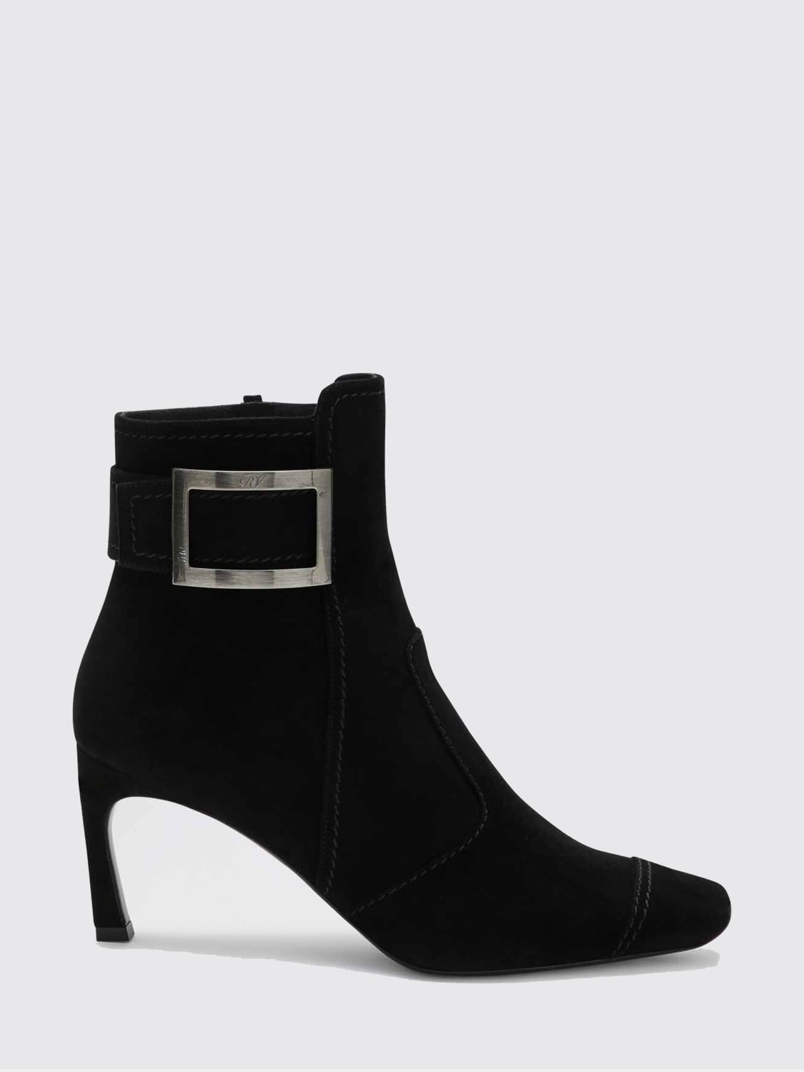 ROGER VIVIER STIEFEL: Flache stiefeletten damen Roger Vivier, Schwarz - Img 1