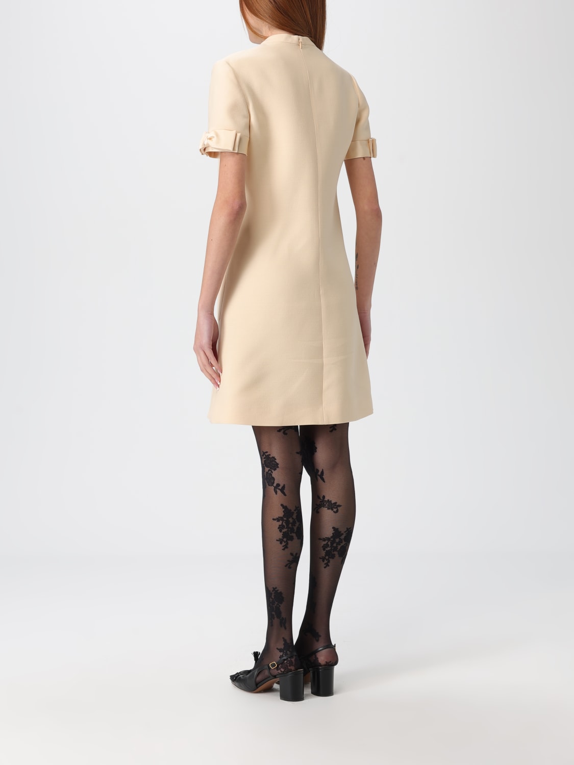 VALENTINO DRESS: Dress woman Valentino, Beige - Img 2