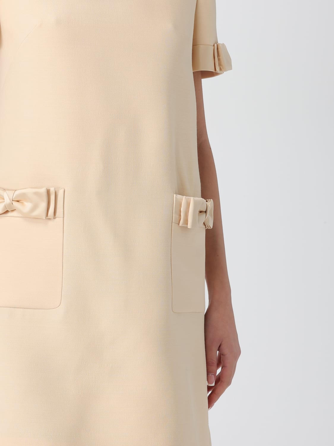 VALENTINO DRESS: Dress woman Valentino, Beige - Img 4