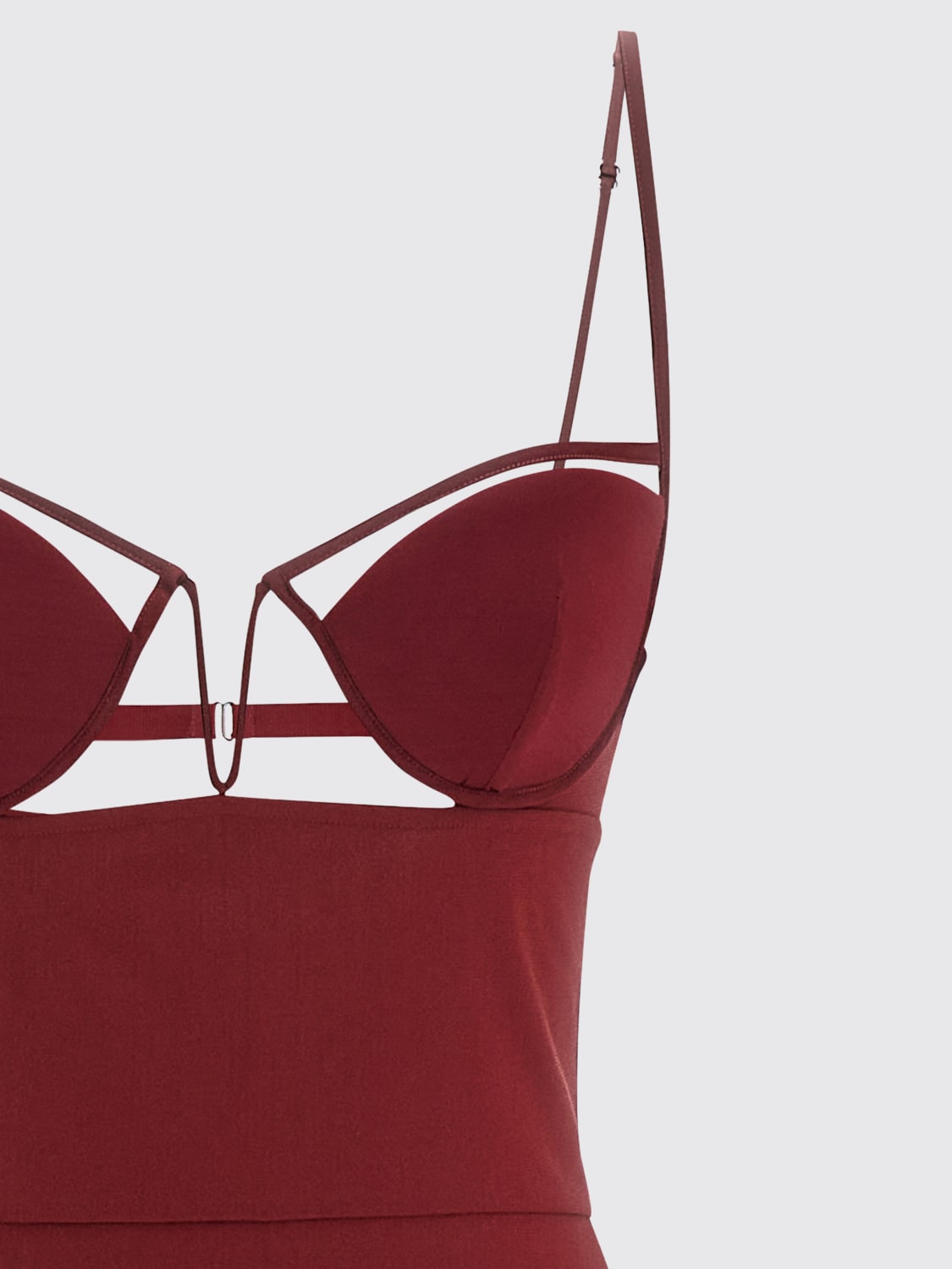 NENSI DOJAKA ROBE: Robes femme Nensi Dojaka, Bordeaux - Img 3