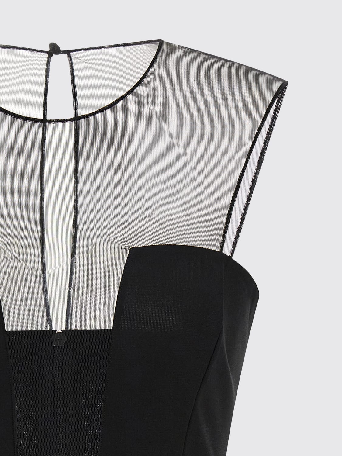 NENSI DOJAKA ROBE: Robes femme Nensi Dojaka, Noir - Img 3