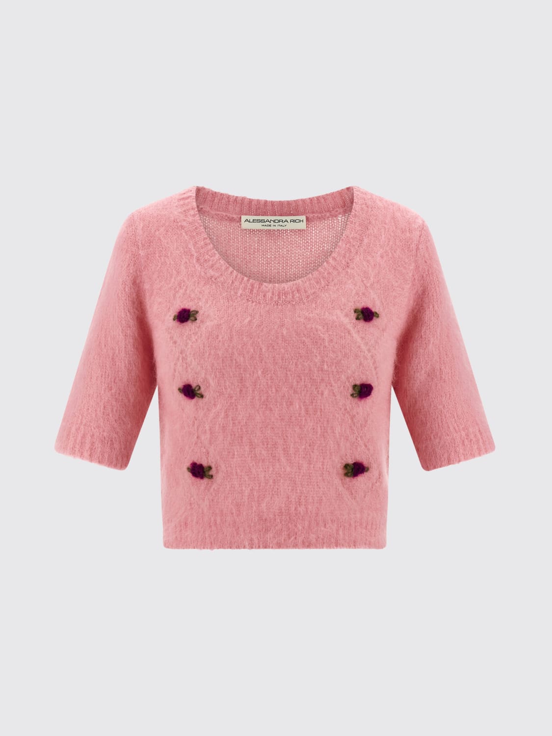 ALESSANDRA RICH PULLOVER: Strickjacke damen Alessandra Rich, Pink - Img 1