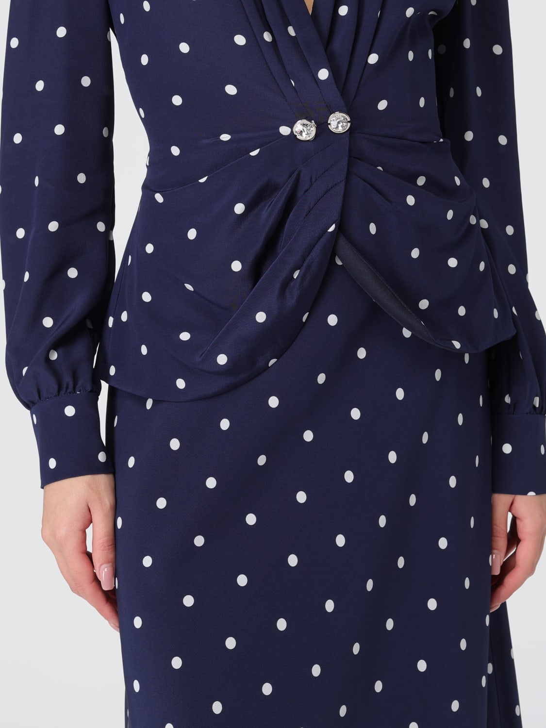 ALESSANDRA RICH VESTIDO: Vestido mujer Alessandra Rich, Azul Oscuro - Img 5