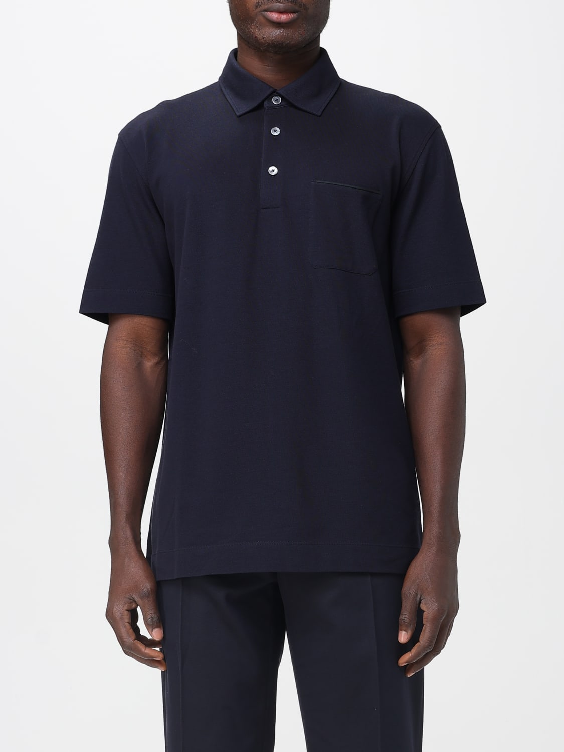 ZEGNA POLO: Polo herren Zegna, Blau - Img 1