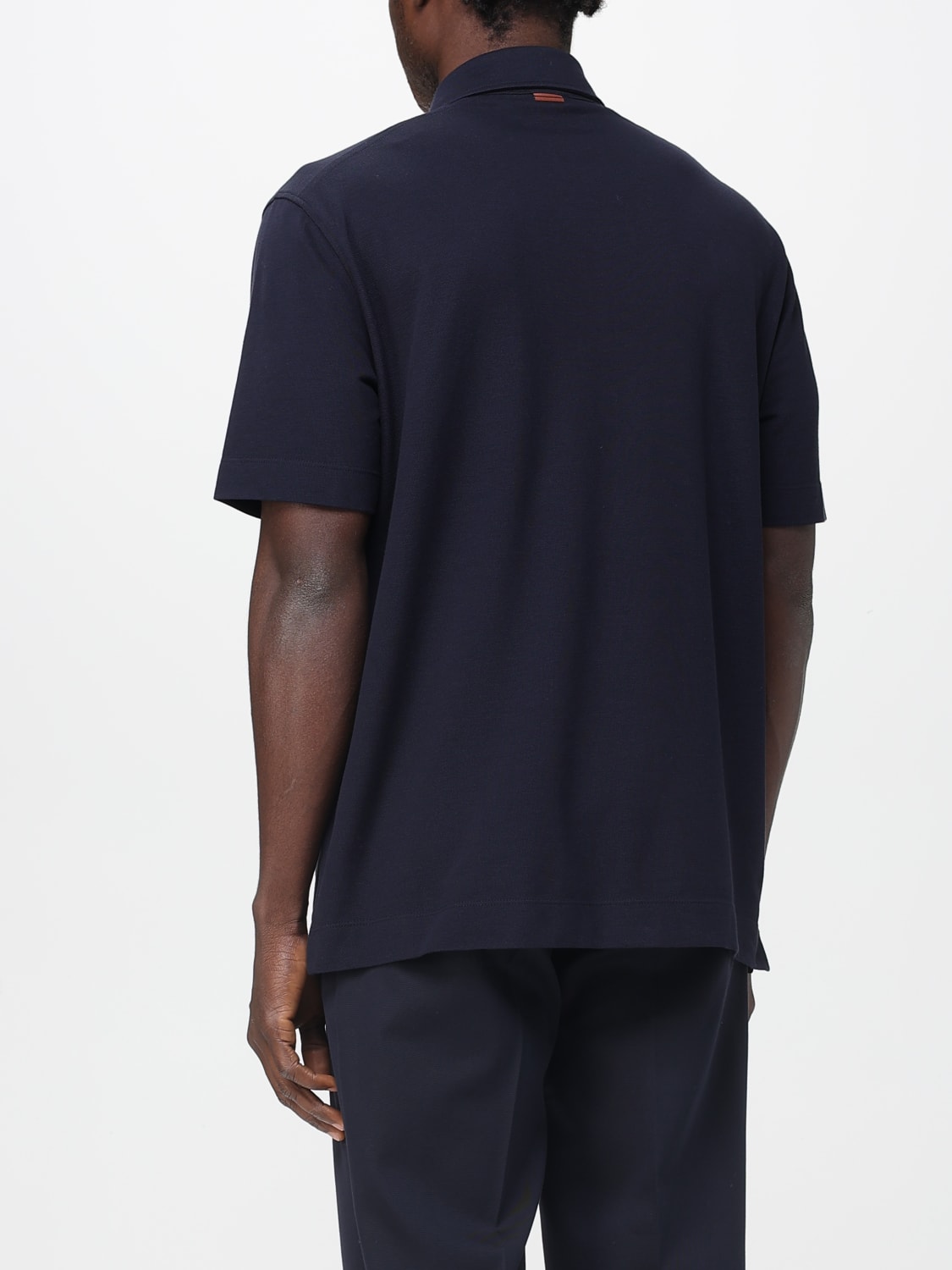 ZEGNA POLO: Polo herren Zegna, Blau - Img 3