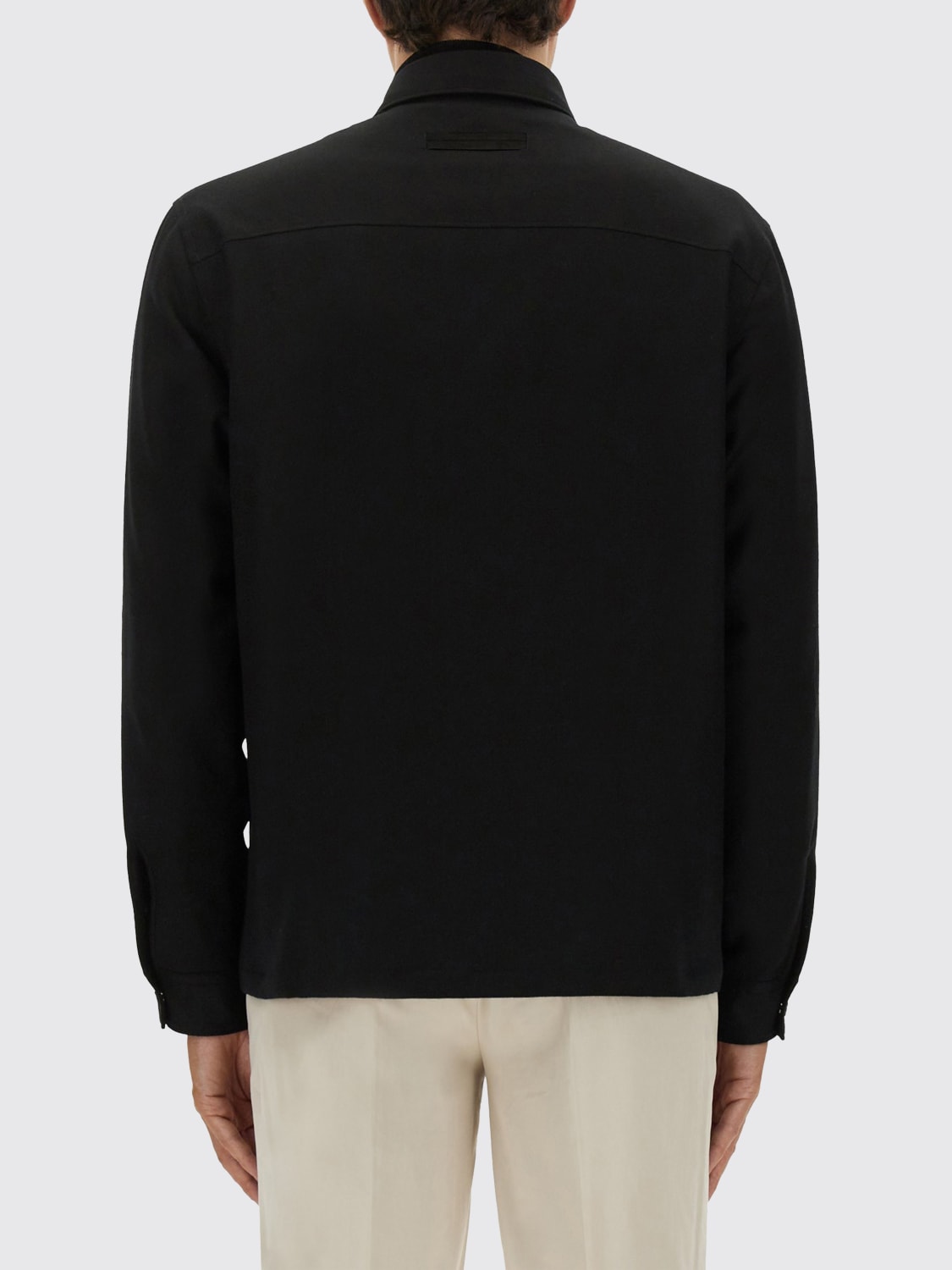 ZEGNA JACKET: Shirt men Zegna, Black - Img 3