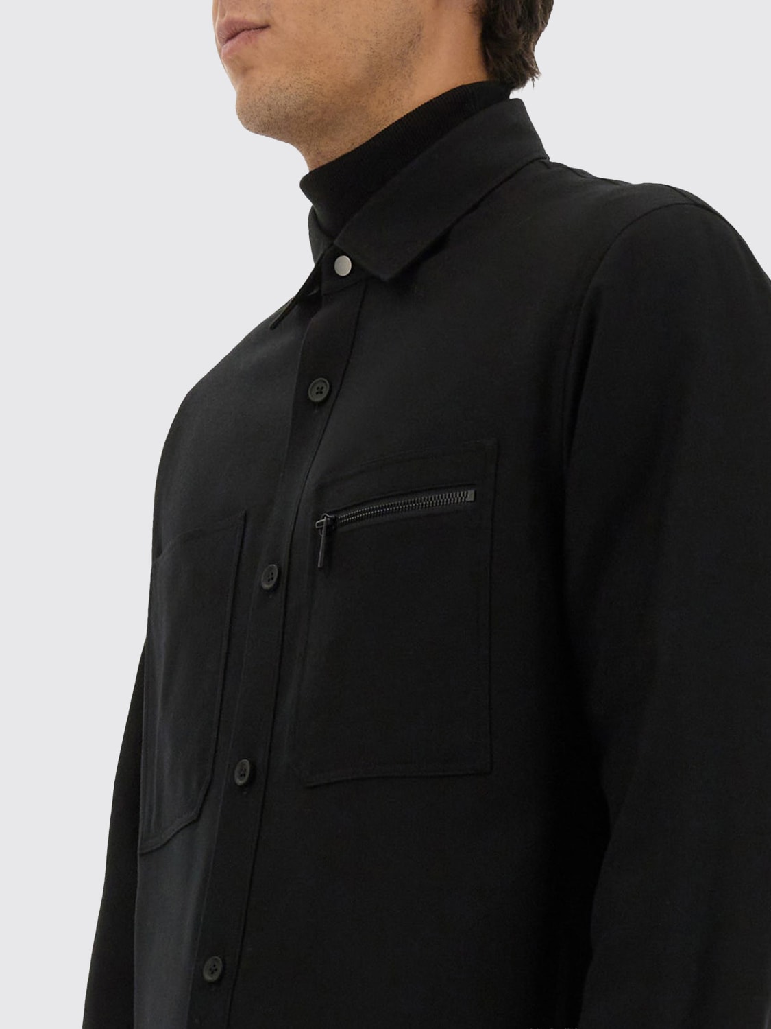 ZEGNA JACKET: Shirt men Zegna, Black - Img 4