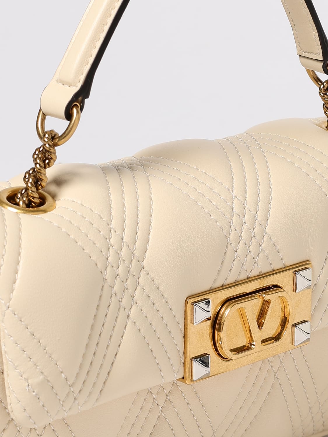 VALENTINO GARAVANI HANDBAG: Handbag woman Valentino Garavani, White - Img 4