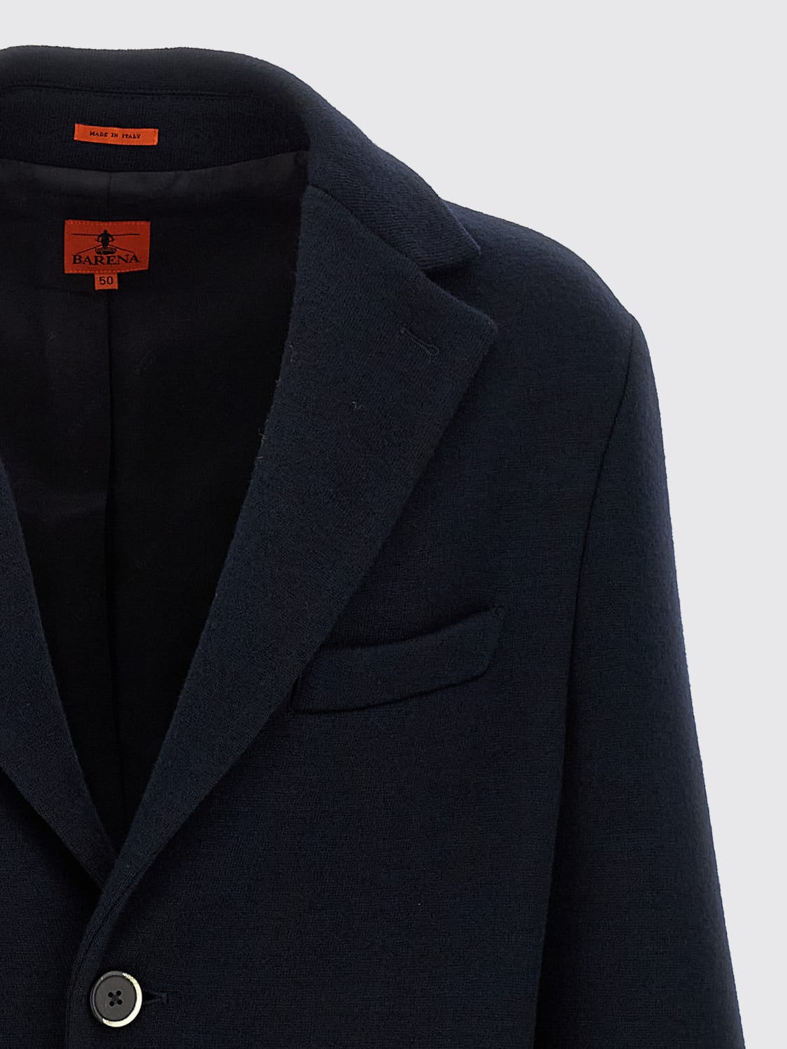 BARENA MANTEAU: Trenchs homme Barena, Noir - Img 3