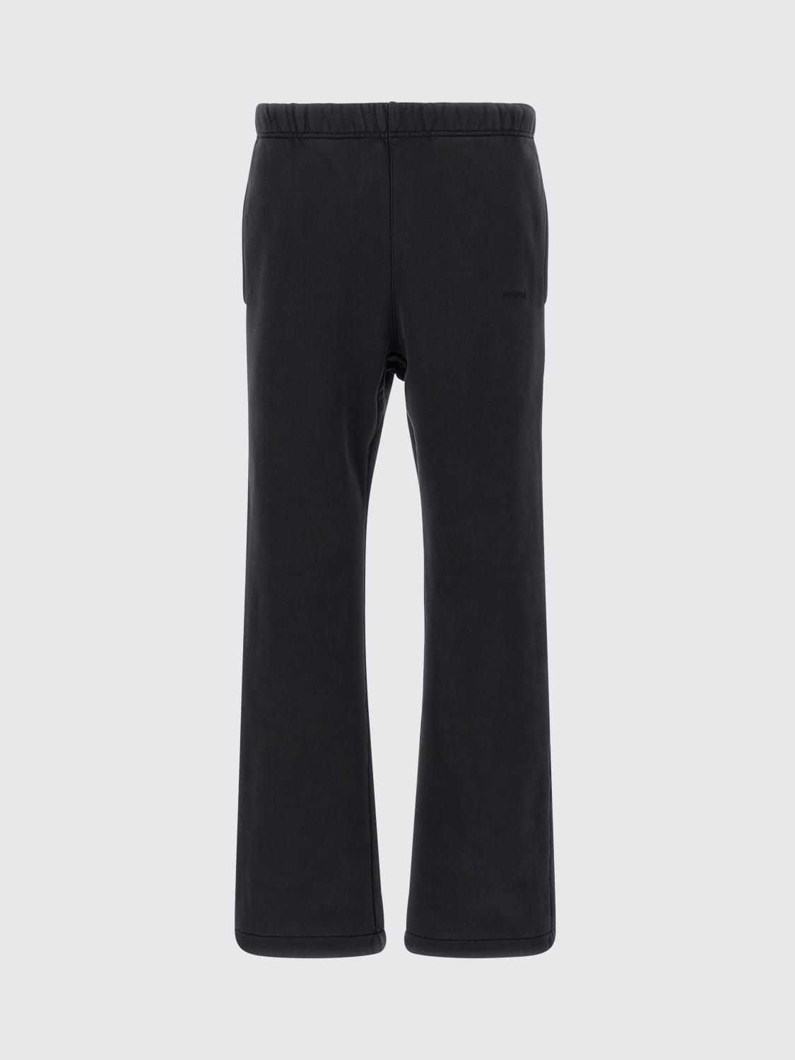 PURPLE PANTALONI: Pantaloni in cotone jogging Purple, Nero - Img 1