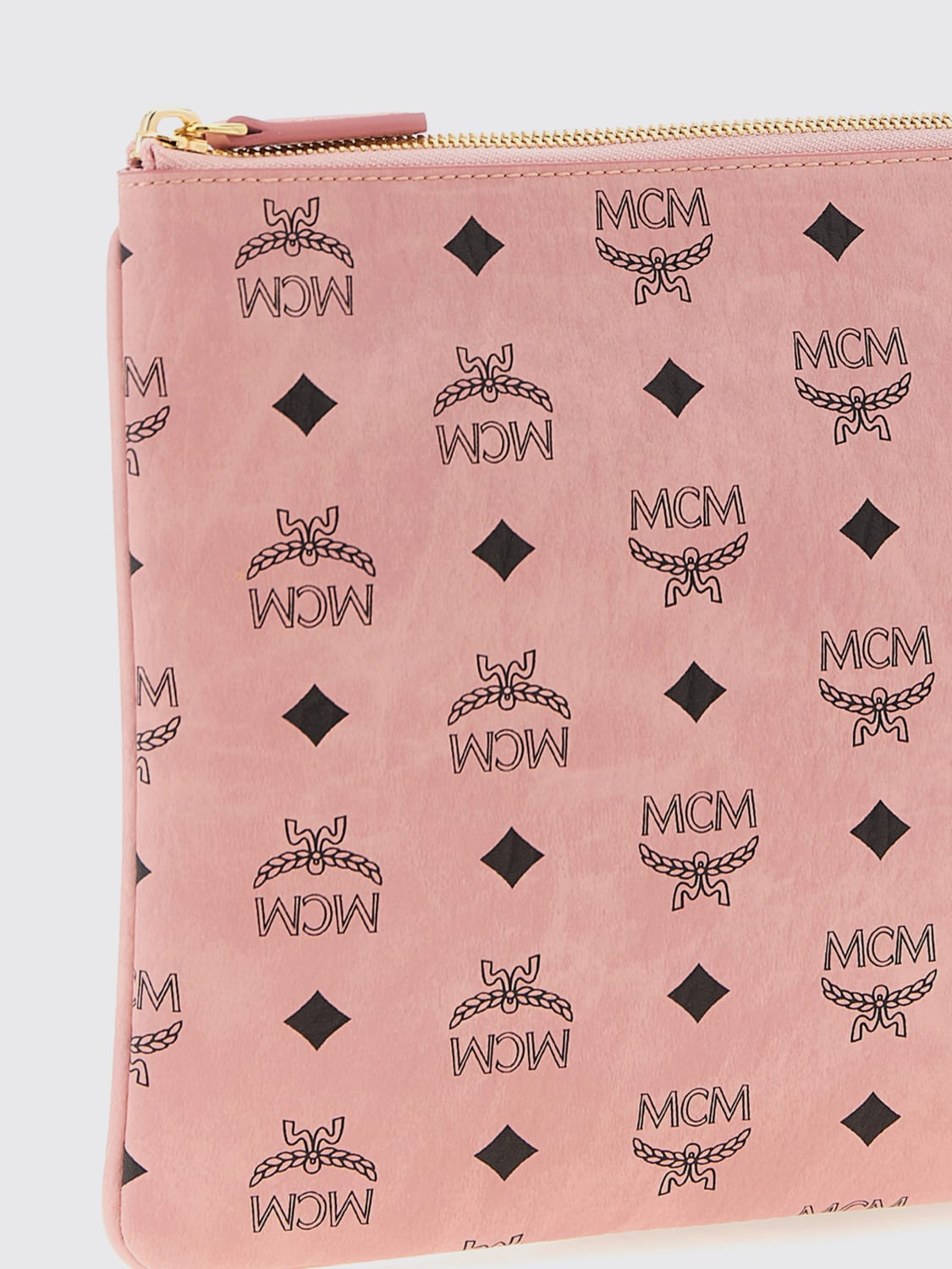 MCM CLUTCH: Bolso de hombro mujer Mcm, Rosa - Img 3
